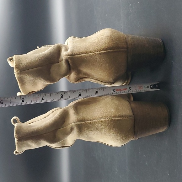 Sundance Leather Suede Western Ankle Boots EU 40 US 9-9.5 - Picture 3 of 13